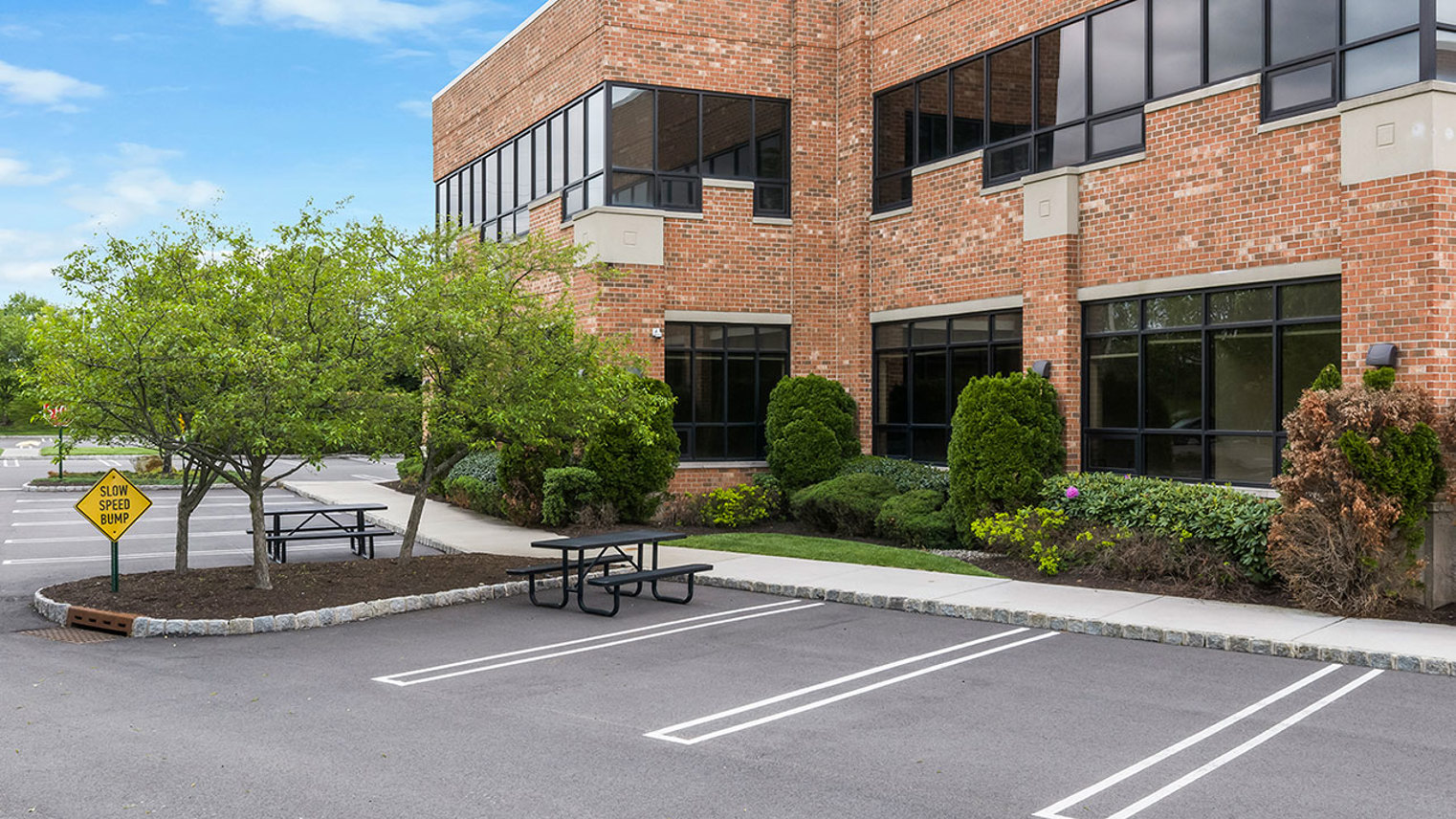 Greenwich Commons Rear entrance to Greenwich Commons office and medical space in Stewartsville, NJ