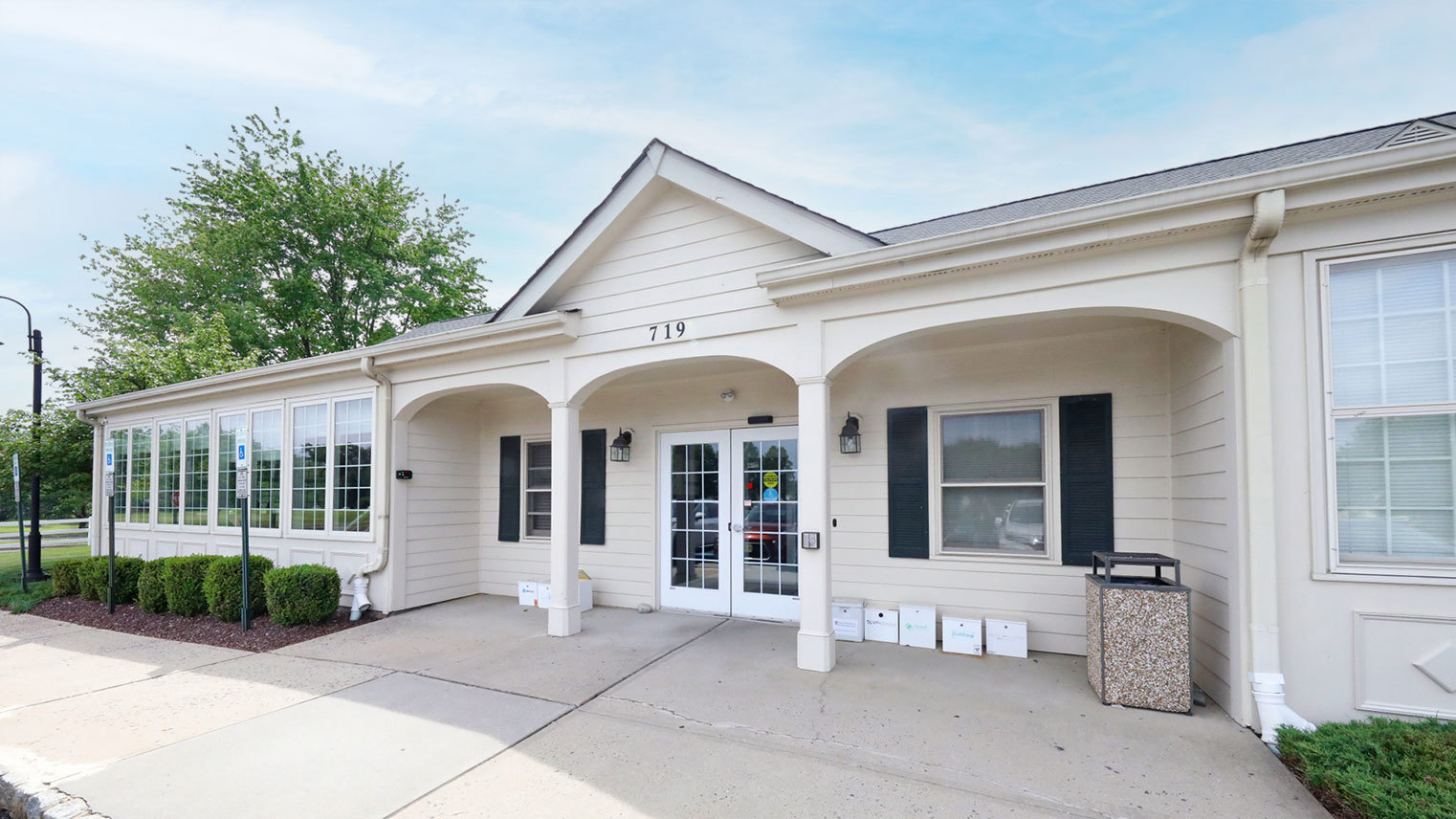 Gateway Building Exterior of building with medical and office space for lease in Hillsborough NJ – Gateway Building