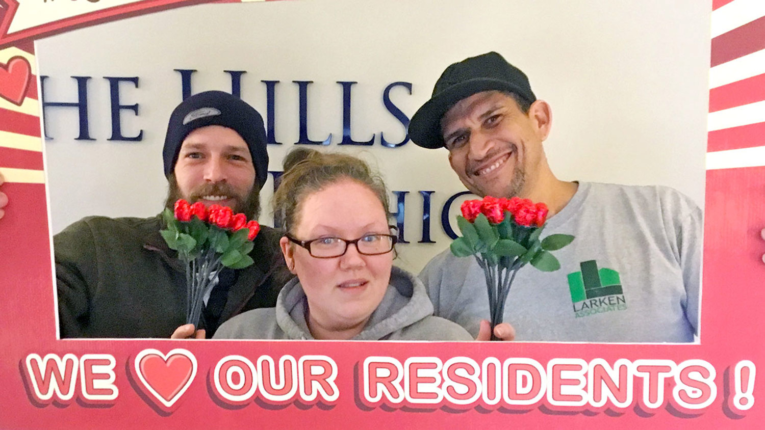 Larken Living Residents Celebrate Valentine's Day With Larken Associates