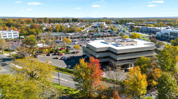 Echo Executive Plaza Aerial view of Class A office space for lease in Springfield, NJ – Echo Executive Plaza