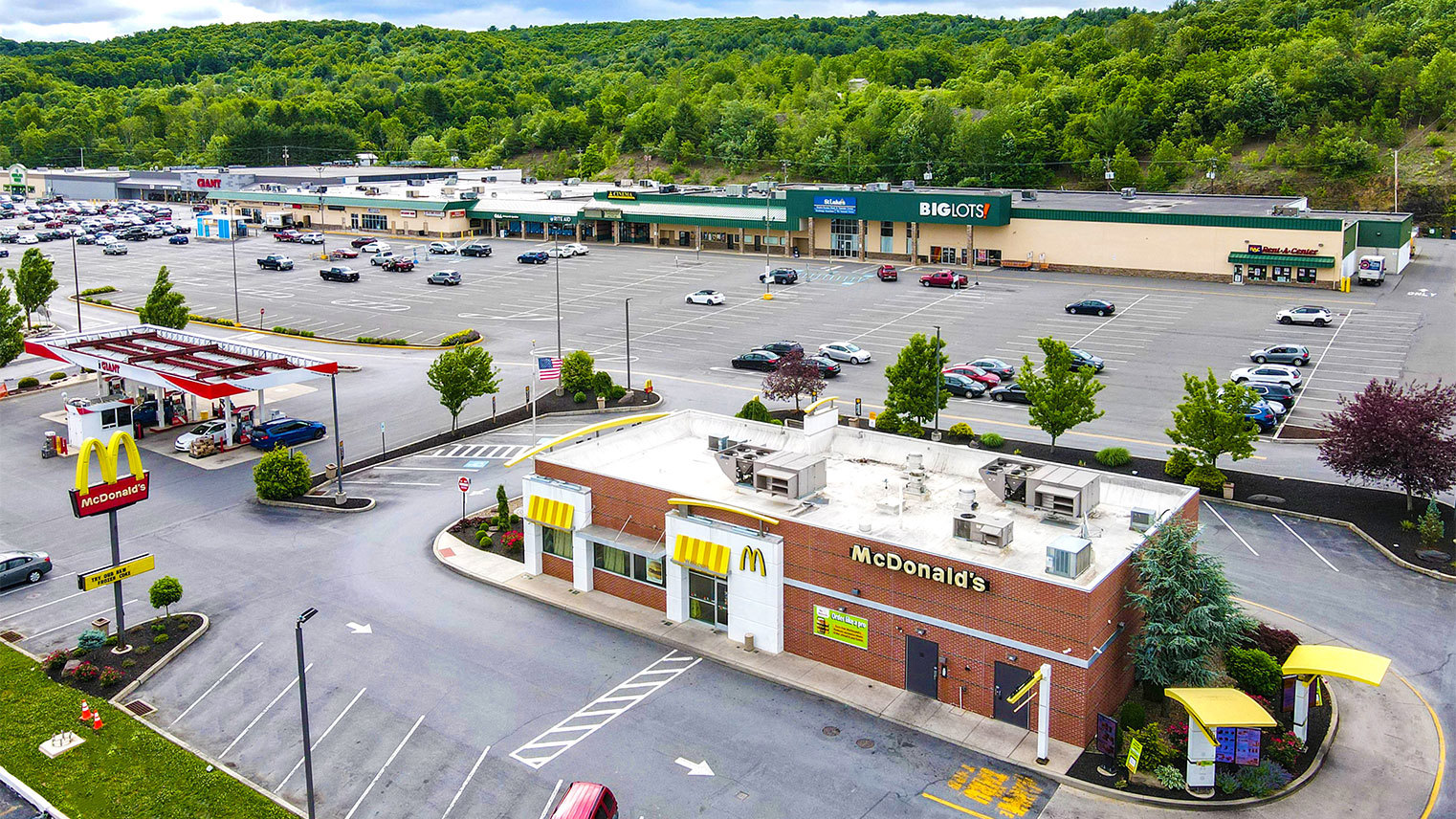 Carbon Plaza Mcdonalds Aerial 3