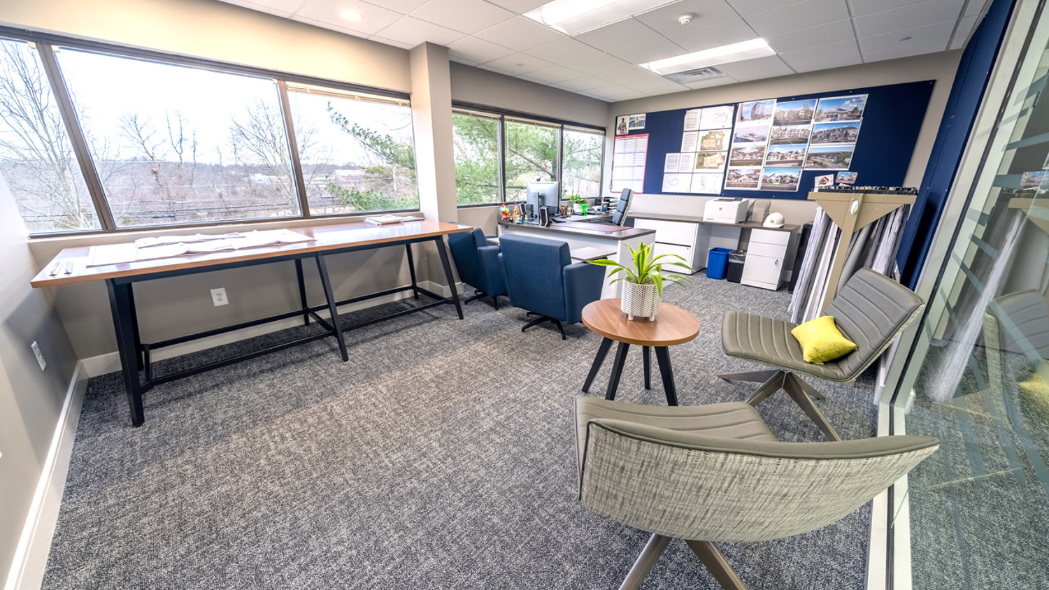 Larken Associates Debuts New Office for Growing In-House Construction Team