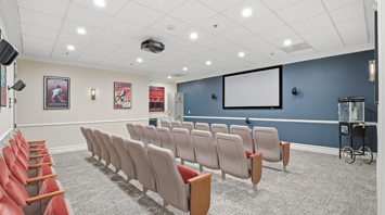 Horizons at the Village at Whitehall Theater room for residents – Horizons at the Village at Whitehall | 55+ Community in Lehigh County, PA