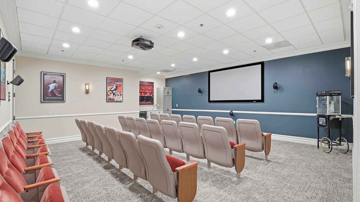 Horizons at the Village at Whitehall Theater room for residents – Horizons at the Village at Whitehall | 55+ Community in Lehigh County, PA