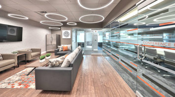 Suite Life at Parsippany Commons Furnished executive suite with breakroom for rent Parsippany, New Jersey - Suite Life at Parsippany Commons