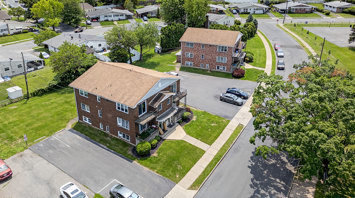 Geraldine Street Apartments Aerial view of pet friendly 1 and 2 bedroom apartments in Bethlehem, PA – Geraldine Street Apartments
