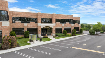 Greenwich Commons Rear exterior of Greenwich Commons office building in Stewartsville, NJ