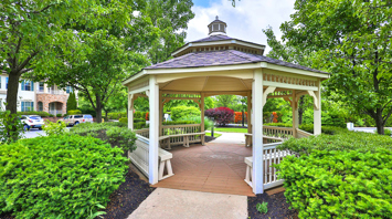 Horizons at the Village at Whitehall Gazebo at adult community rental Lehigh County, Pennsylvania - Horizons at The Village at Whitehall