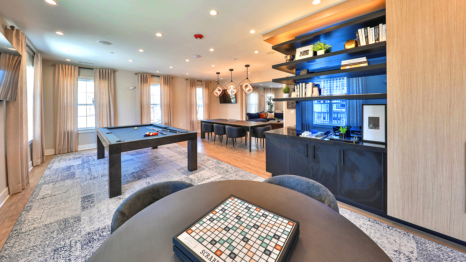 Luxury apartments with a recreation room in Hillsborough, NJ – Hillsborough Village Center