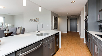 The Pinnacle at 65 Pet friendly apartment kitchen in Bethlehem, PA – The Pinnacle @ 65