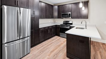 The Ridge at Readington Pet friendly apartment kitchen in Whitehouse Station, NJ – The Ridge at Readington