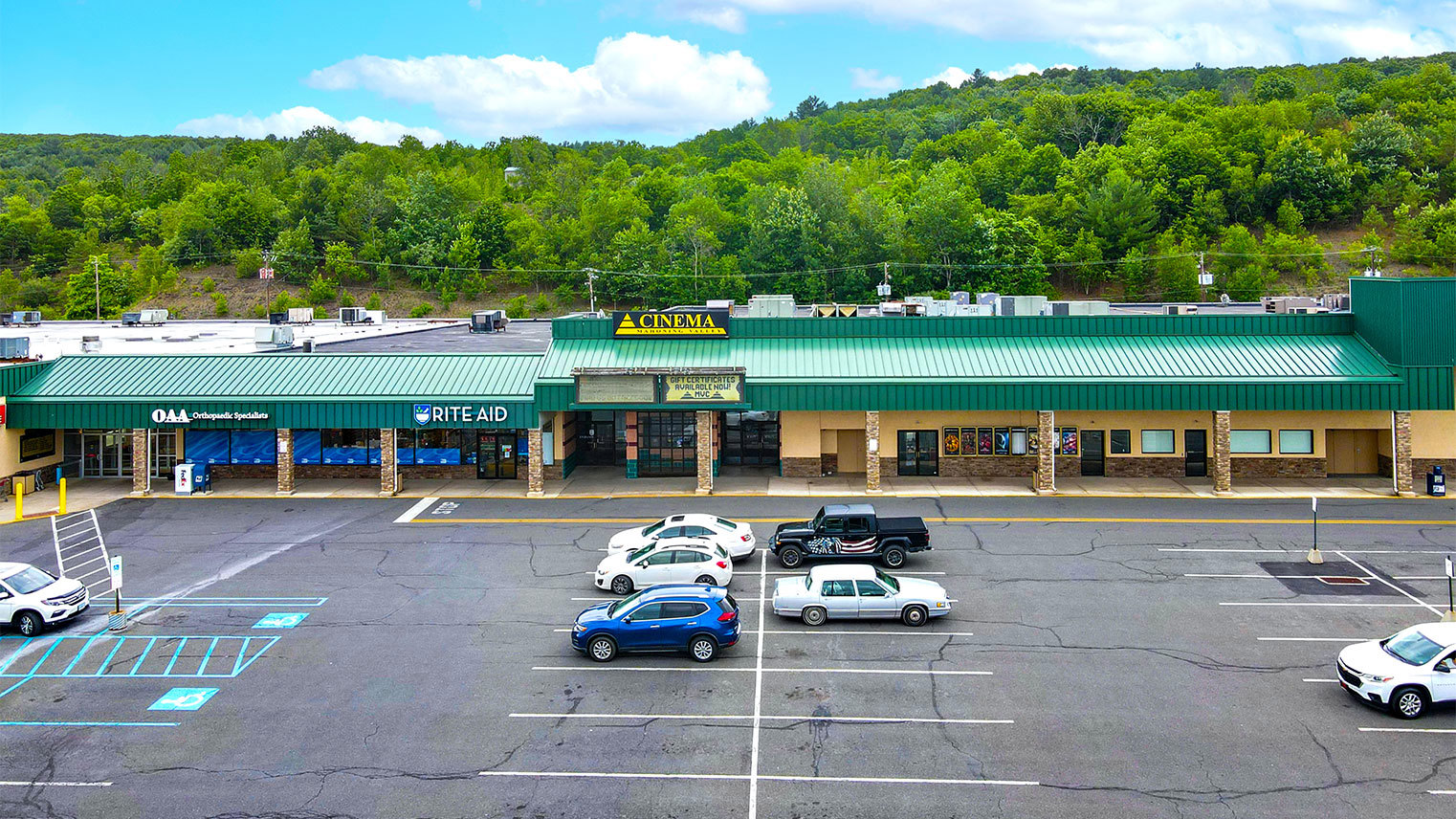 Carbon Plaza Cinema Aerial