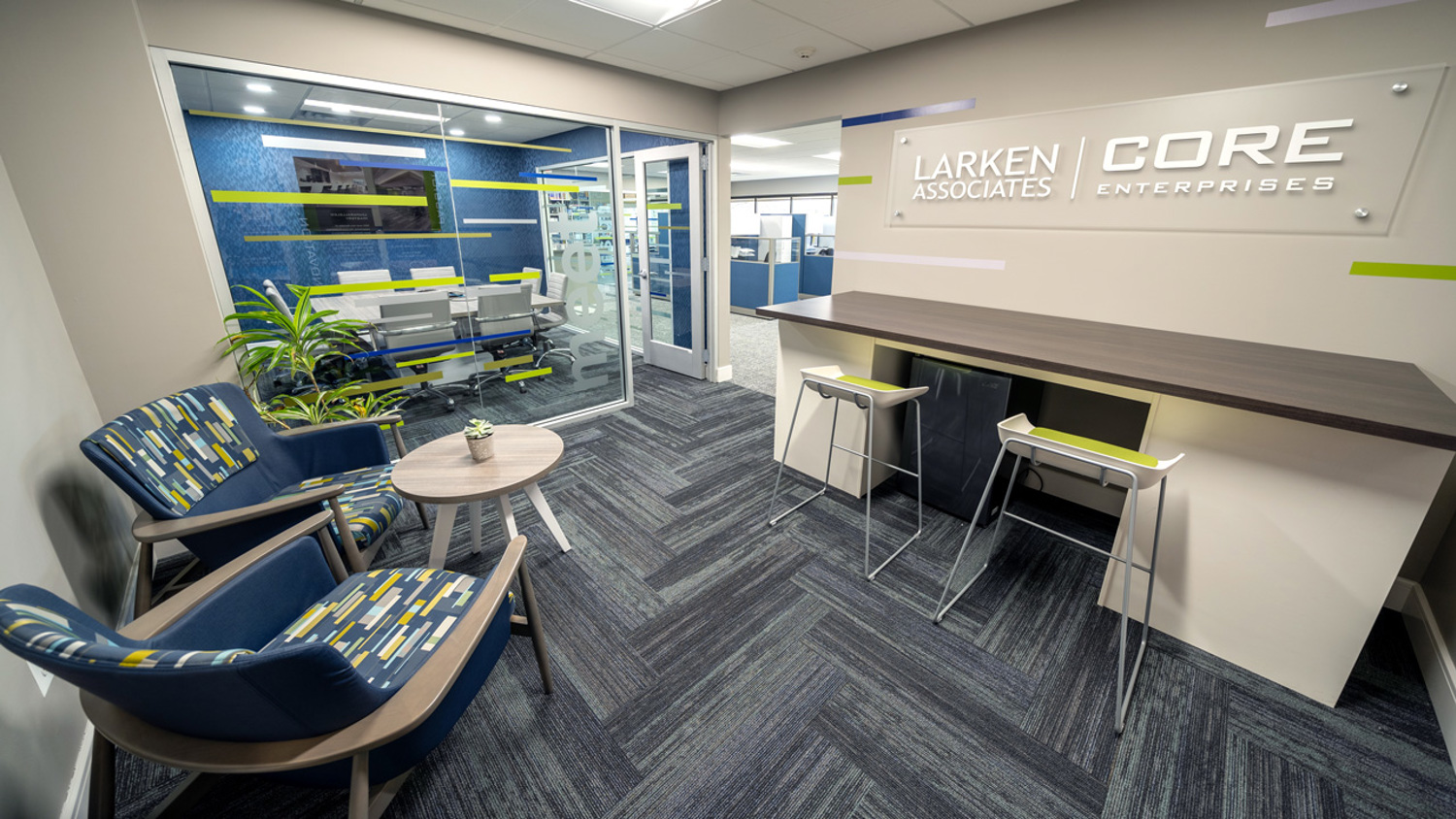 Larken Associates Debuts New Office for Growing In-House Construction Team