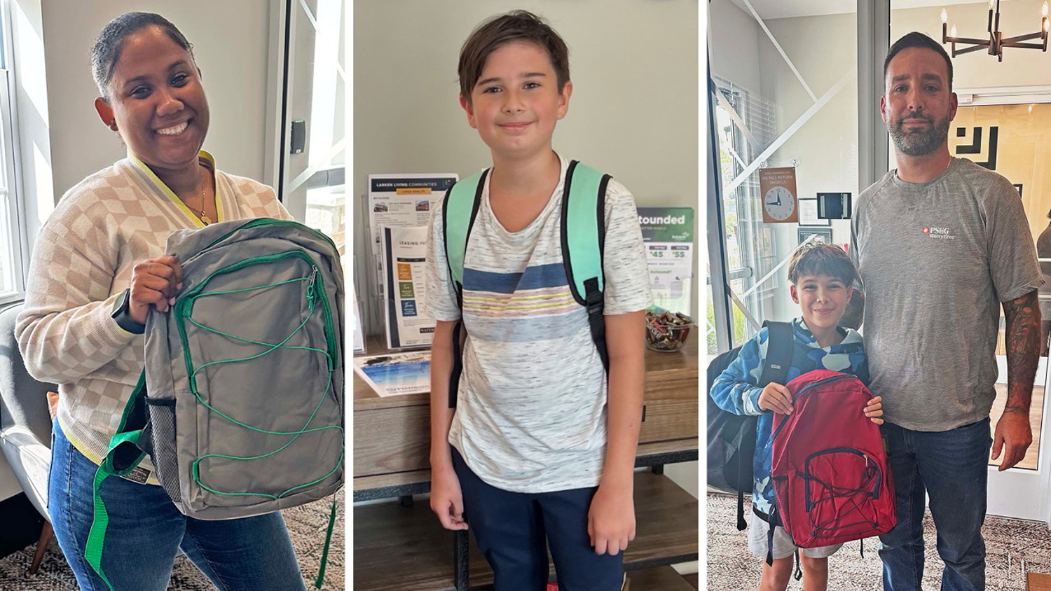 Larken Associates Donates School Supplies to 24 Residents Across Larken Living Portfolio