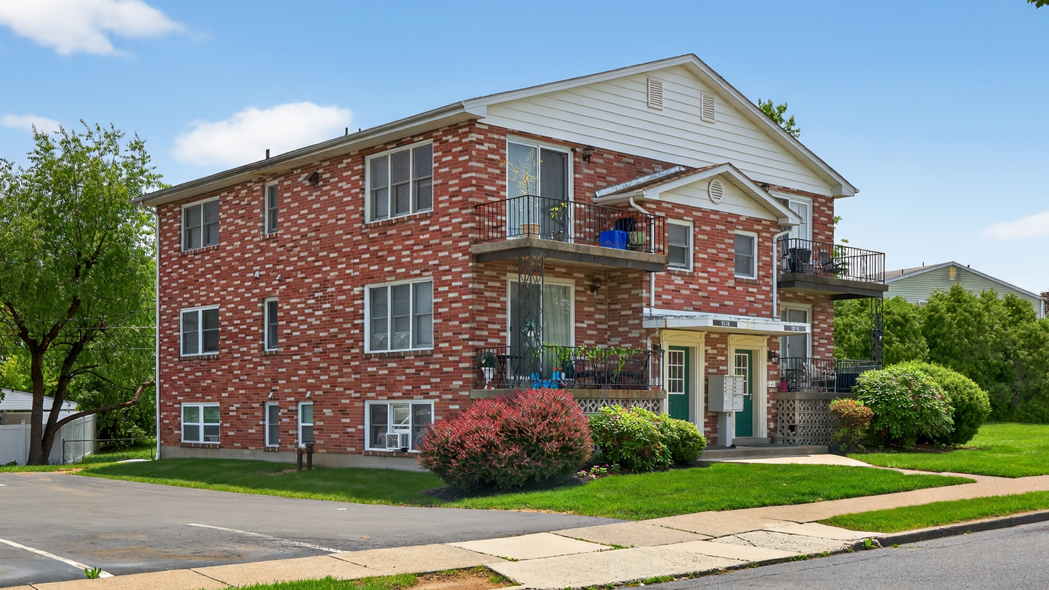 Geraldine Street Apartments Exterior view of 1 and 2 bedroom apartments in Bethlehem, PA – Geraldine Street Apartments