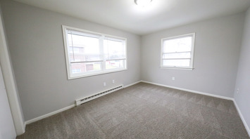 Geraldine Street Apartments Affordable pet-friendly apartment rental primary bedroom in Bethlehem, PA – Geraldine Street Apartments