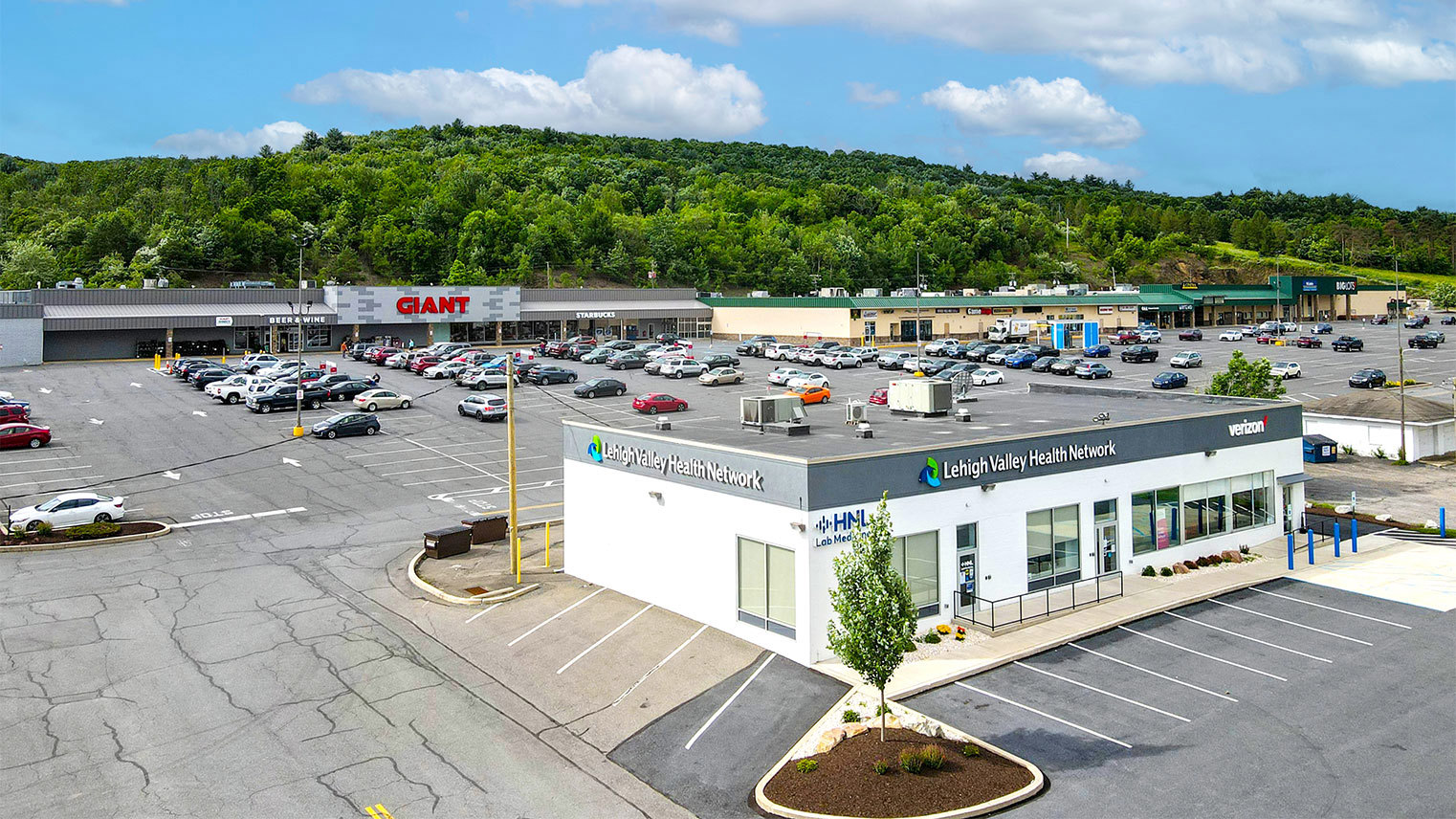 Carbon Plaza Lehigh Valley Health Network Aerial 2
