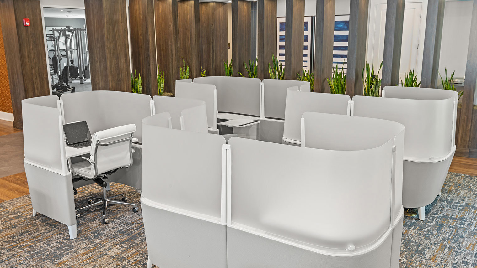 The View at Mackenzi Pet friendly apartments with clubhouse lounge and work pods in York, PA – The View at Mackenzi