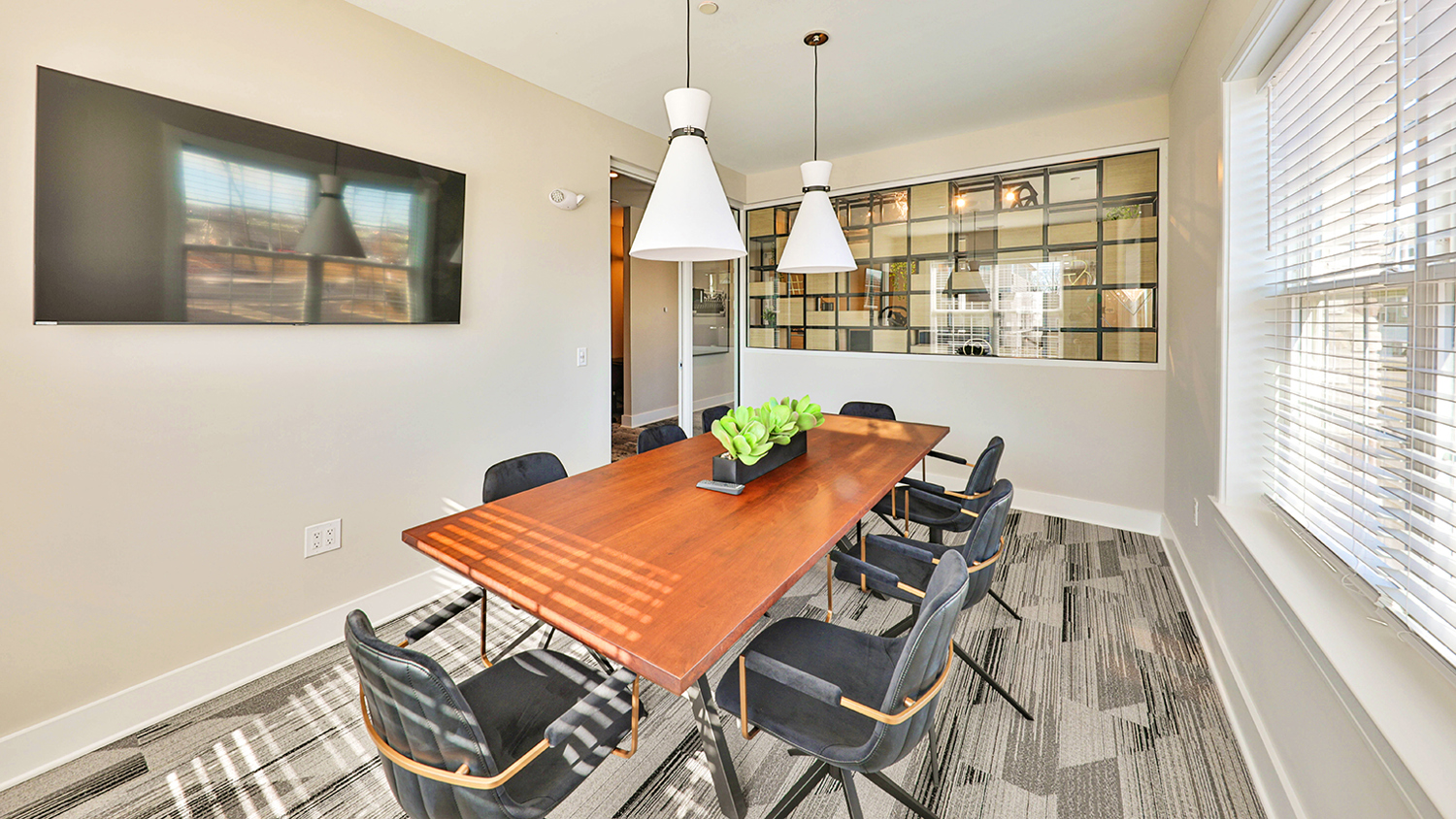 Luxury apartments with a conference room in Hillsborough, NJ – Hillsborough Village Center