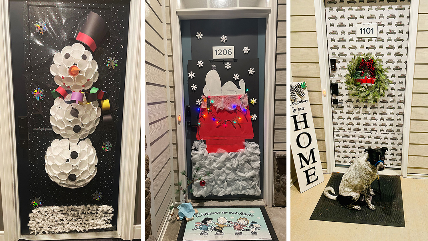 Larken Associates Celebrates Holidays With 2021 Holiday Door Decorating Contest at Residential Communities