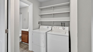 The Reserve at Copper Chase In-unit laundry area in 1 bedroom apartment for rent in York, PA – The Reserve at Copper Chase