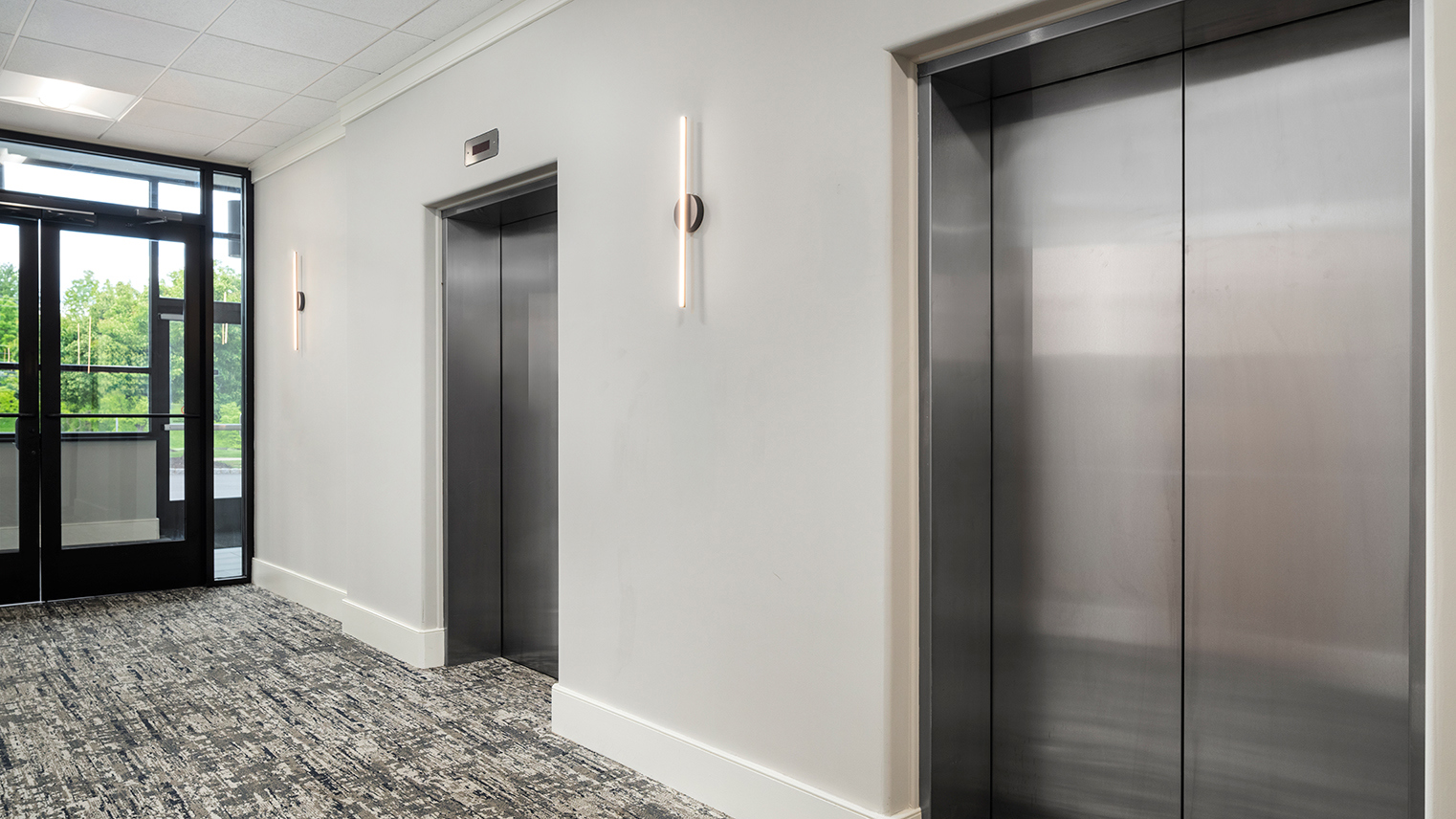 Greenwich Commons Passenger elevators at Greenwich Commons office building in Stewartsville, NJ