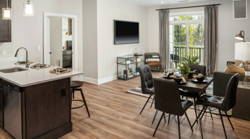 The Ridge at Readington Luxury garden apartment living room in Whitehouse Station, NJ – The Ridge at Readington