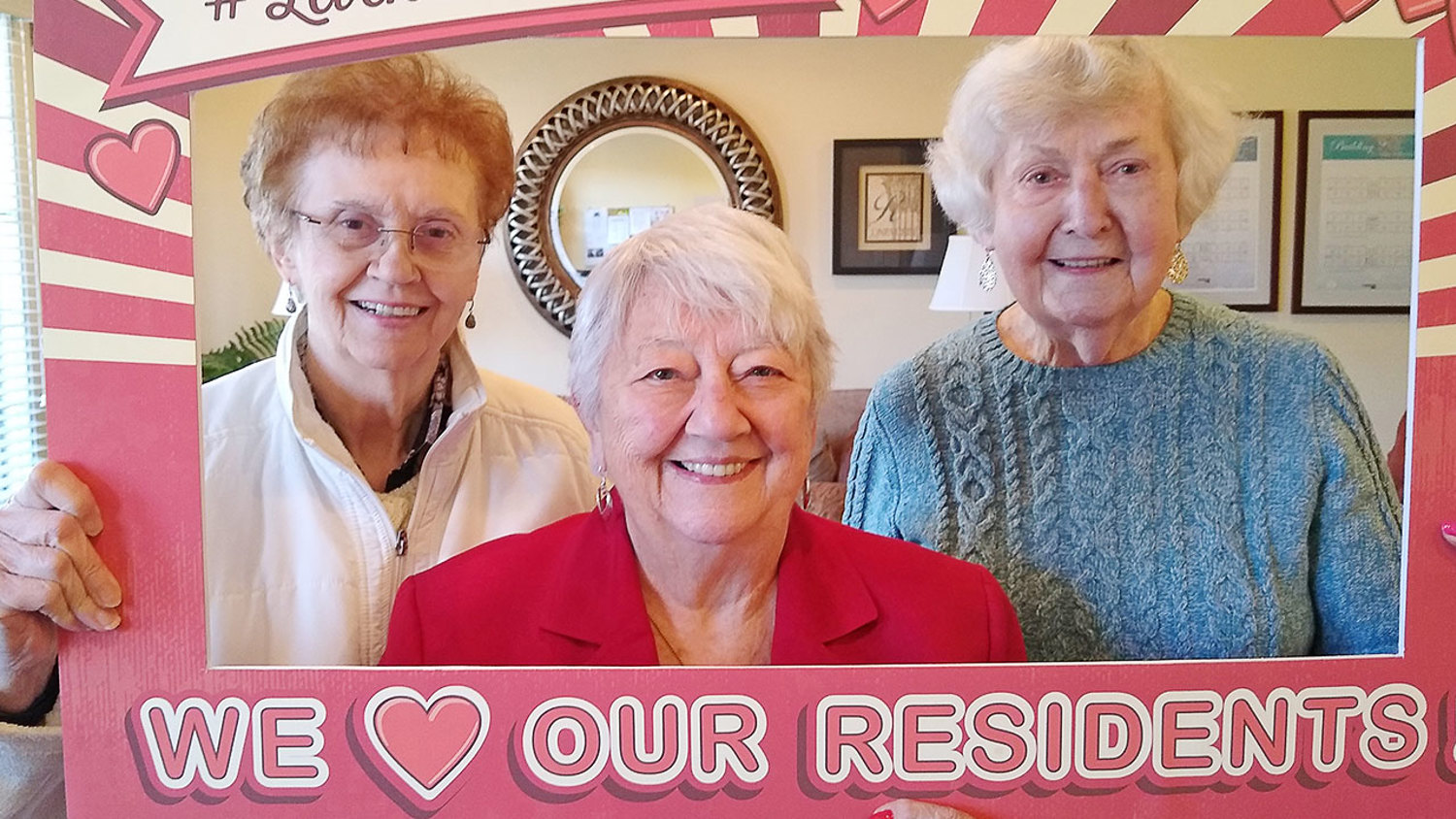 Larken Living Residents Celebrate Valentine's Day With Larken Associates