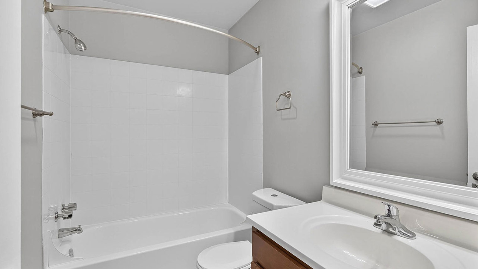 The Reserve at Copper Chase Primary bathroom in 1 bedroom apartment for rent in York, PA – The Reserve at Copper Chase